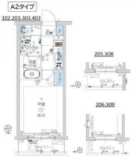 アルテシモブロス 102 間取り図