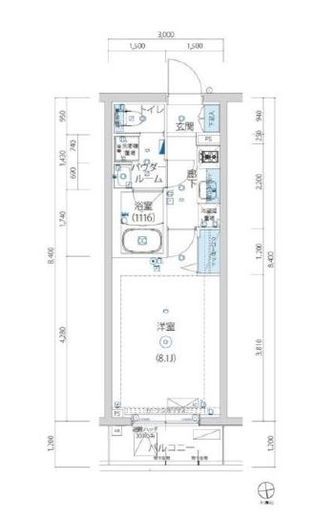 アルテシモブロス 203 間取り図
