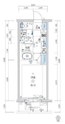 アルテシモブロス 303 間取り図