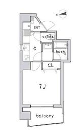 グランデュオ広尾 502 間取り図