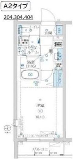 アルテシモブロス 204 間取り図