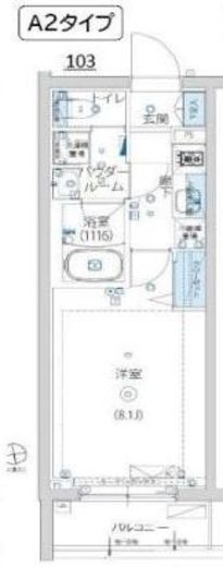 アルテシモブロス 103 間取り図