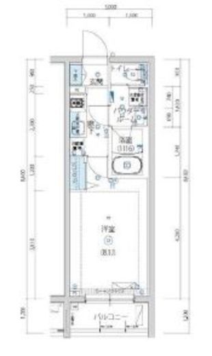 アルテシモブロス 201 間取り図