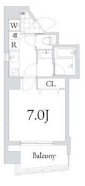 グランデュオ広尾 602 間取り図