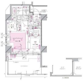 ディアナコート御苑内藤町 5階 間取り図