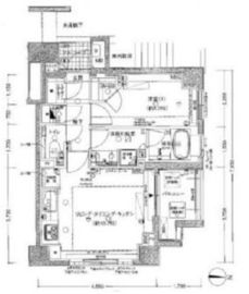 イトーピア両国レジデンス 6階 間取り図