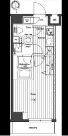 プレミアムキューブG北新宿 2階 間取り図