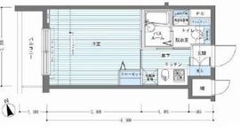レジディア銀座東 1104 間取り図