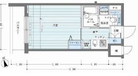 レジディア銀座東 1104 間取り図