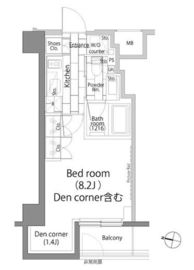 パークハビオ日本橋蛎殻町 302 間取り図