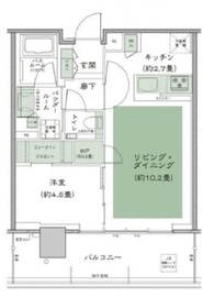 シティタワーズ東京ベイ 23階 間取り図