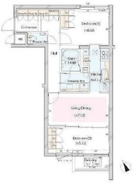 ザ・レジデンシャル北青山 3階 間取り図