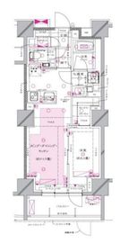 ディアナコート御苑内藤町 1階 間取り図