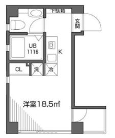 パークレジデンス芝公園 701 間取り図