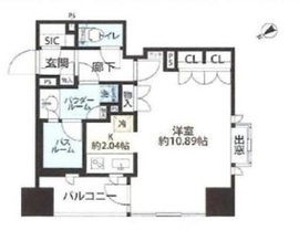 東京日本橋シティタワー 2階 間取り図