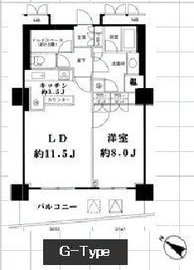 ストーリア品川 1005 間取り図