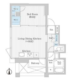 トラスト学芸大学 303 間取り図