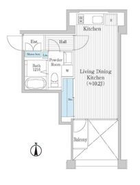 トラスト学芸大学 401 間取り図