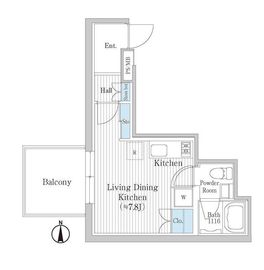 トラスト学芸大学 502 間取り図