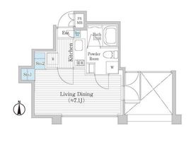 トラスト学芸大学 302 間取り図