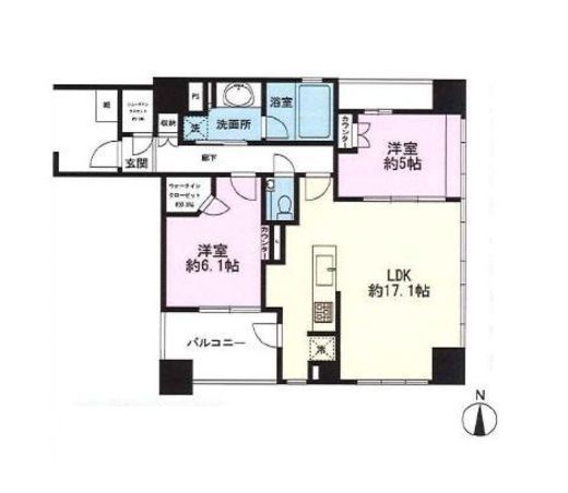 レフィール半蔵門 9階 間取り図