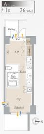 プライマル菊川 101 間取り図