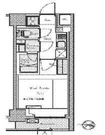 BluRock東品川 105 間取り図