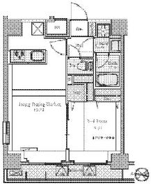 BluRock東品川 201 間取り図