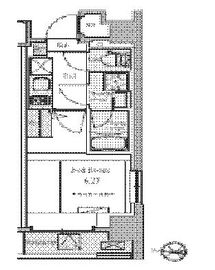 BluRock東品川 205 間取り図