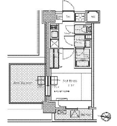 BluRock東品川 307 間取り図