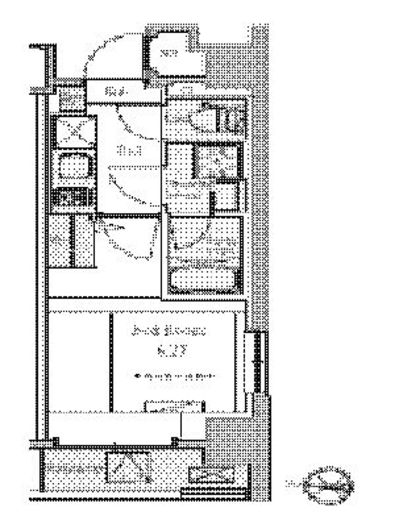 BluRock東品川 403 間取り図