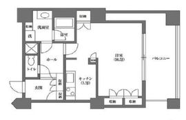 文京グリーンコートビュータワー本駒込 B1901 間取り図