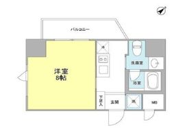 ベルフェリーク浅草橋 803 間取り図