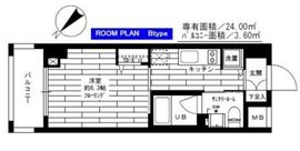 グランドコンシェルジュ早稲田 4階 間取り図