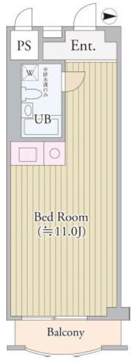 パークグレース新宿 810 間取り図
