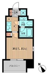 レジディア大森 403 間取り図