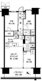 プレミスト有明ガーデンズ 9階 間取り図