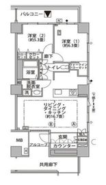 東雲キャナルコートCODAN 21-601 間取り図