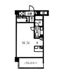 ヴォアラクテ西早稲田 306 間取り図