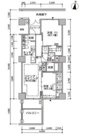 東雲キャナルコートCODAN 21-906 間取り図