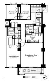 麻布第一マンションズ 411 間取り図