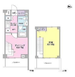 サンピエス桜新町 406 間取り図