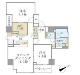 ブリリア日本橋茅場町 9階 間取り図