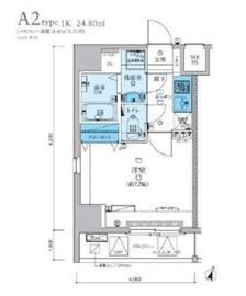 リヴシティ秋葉原 3階 間取り図