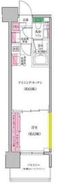 レジディア門前仲町プレイス 1004 間取り図