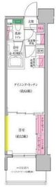 レジディア門前仲町プレイス 805 間取り図