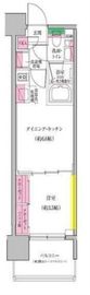 レジディア門前仲町プレイス 808 間取り図