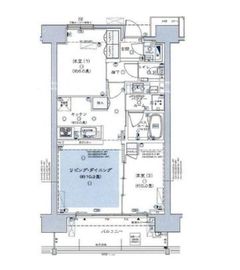 シティハウス蔵前ステーションコート 17階 間取り図