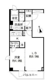 サクレ九段上 1301 間取り図