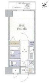 パレステュディオ渋谷ウエスト 6階 間取り図